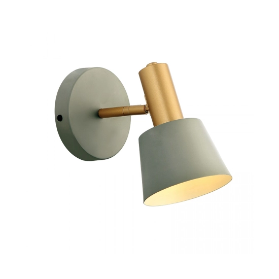 20219 WALL LAMP E14 MAX 5W IRON GREY- GREEN - GOLD Zambelis Lights